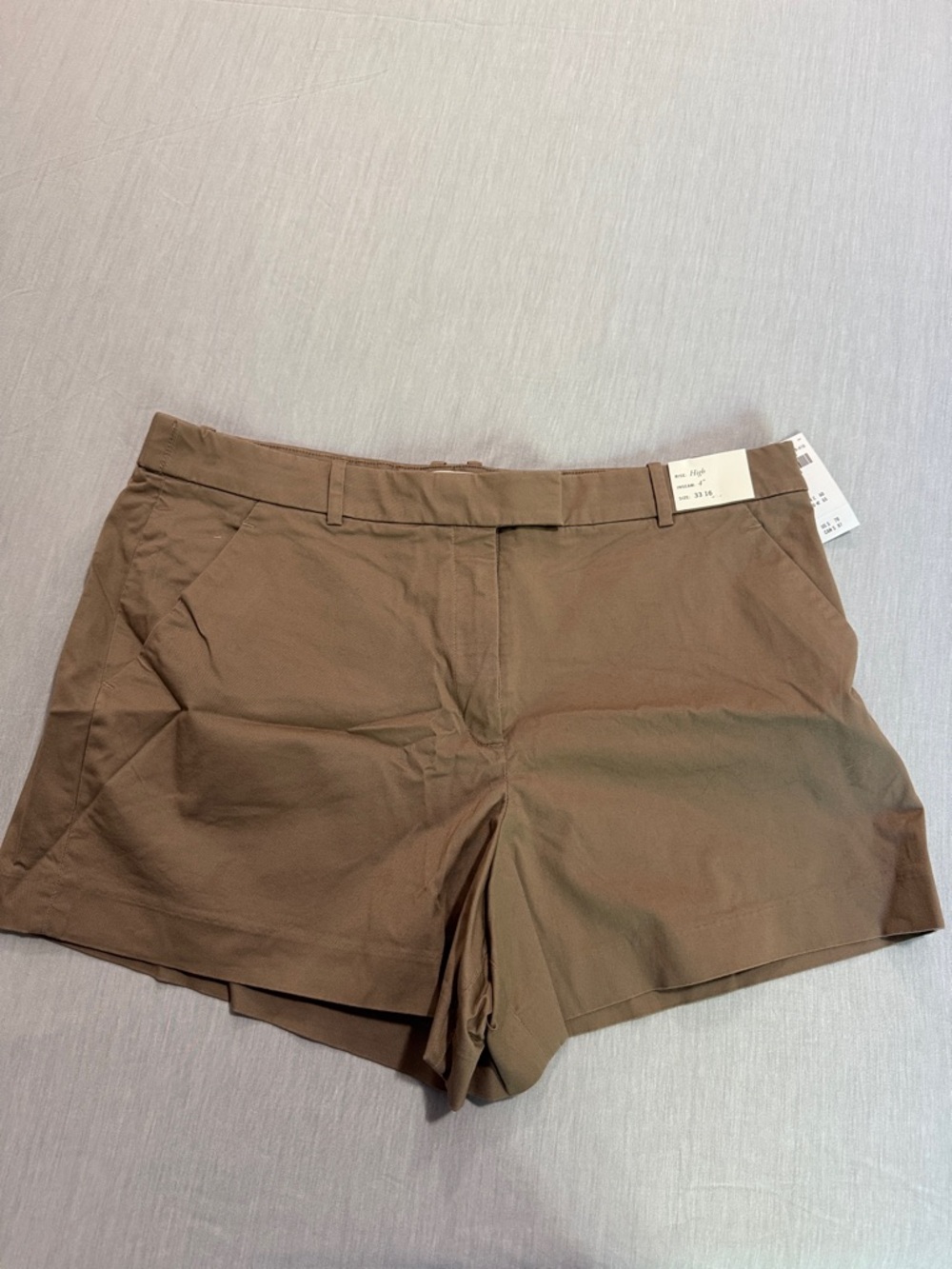 NWT Abercrombie High Rise Women's Brown Shorts